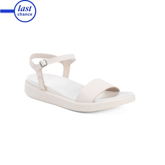 ECCO Limestone Leather Flowt Comfort Sandals - Picture 1 of 2